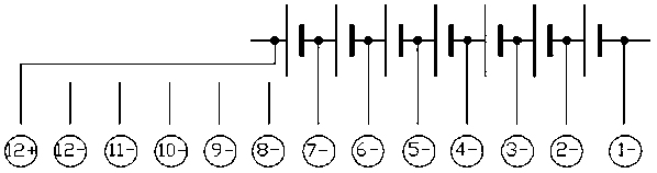 Balance maintenance system for online monitoring of storage battery