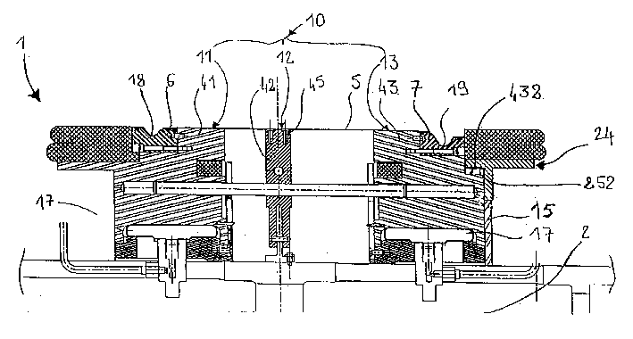 Tyre building drum