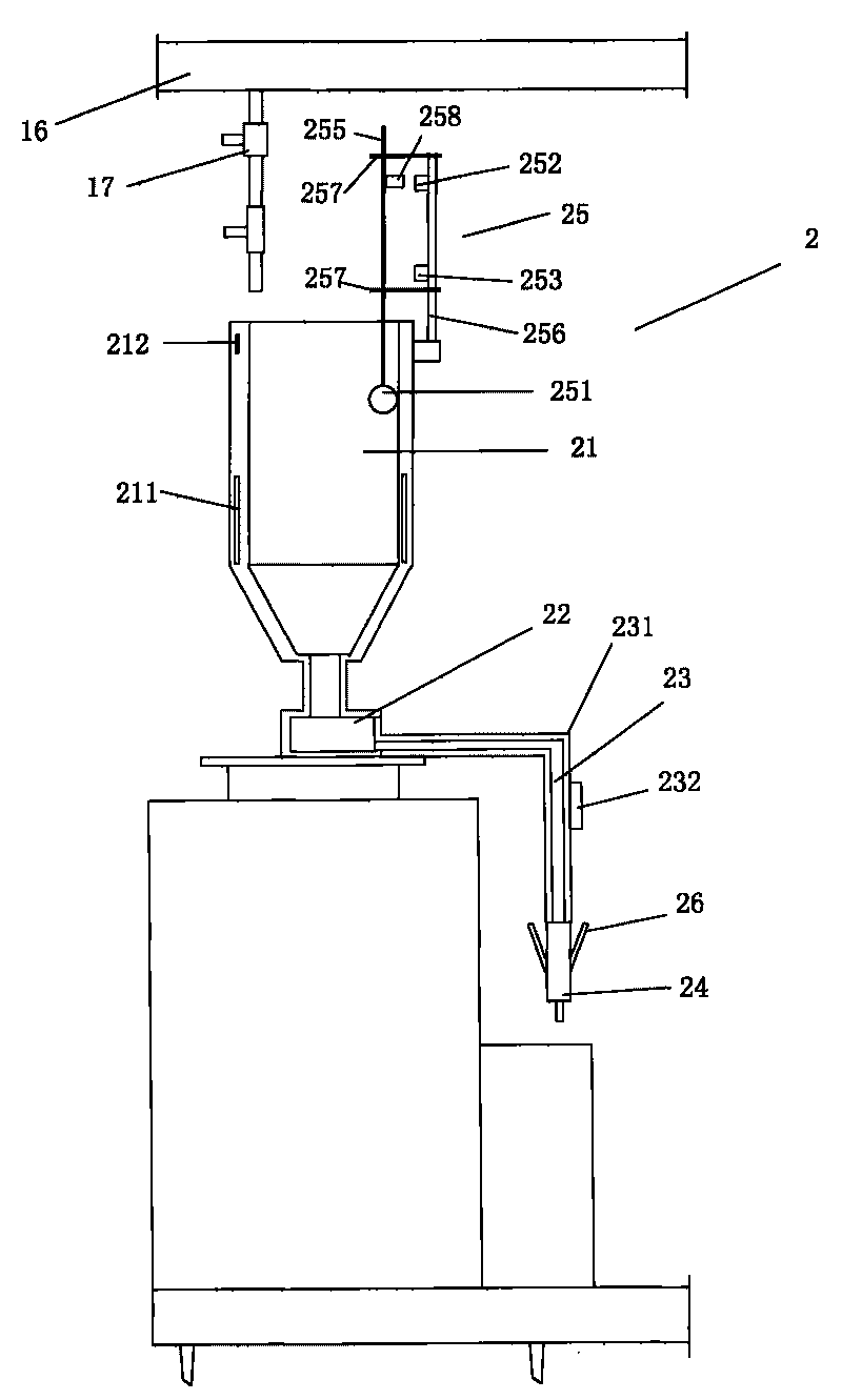 Fully-automatic packaging production line of beef tallow hot pot seasoning