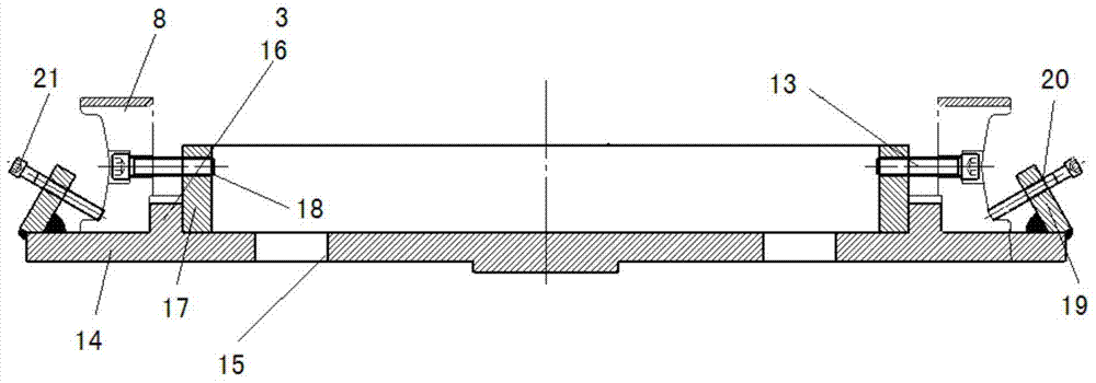 Processing tooling with respect to parting type winch friction plate