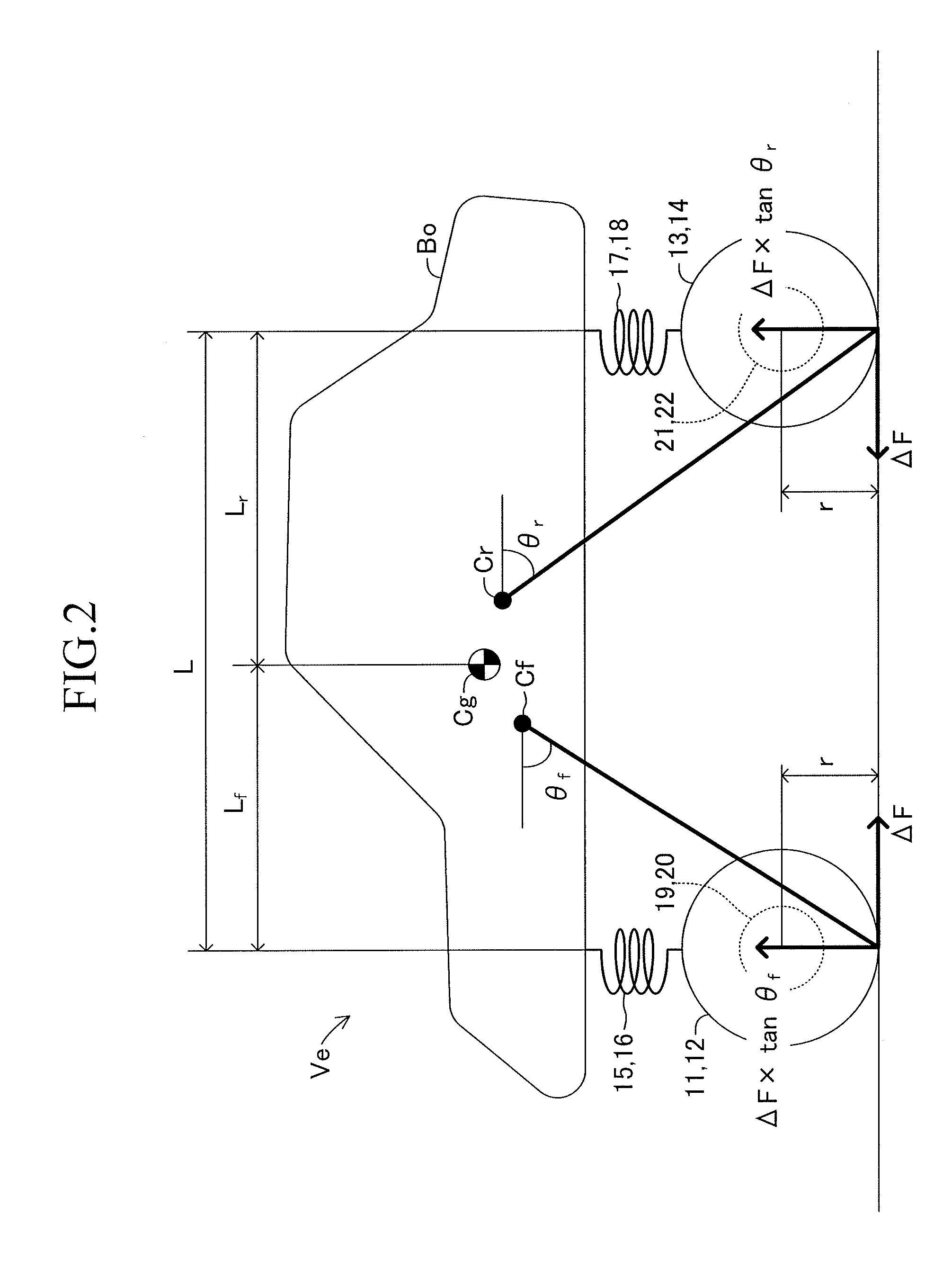 Vehicle braking/driving force control apparatus