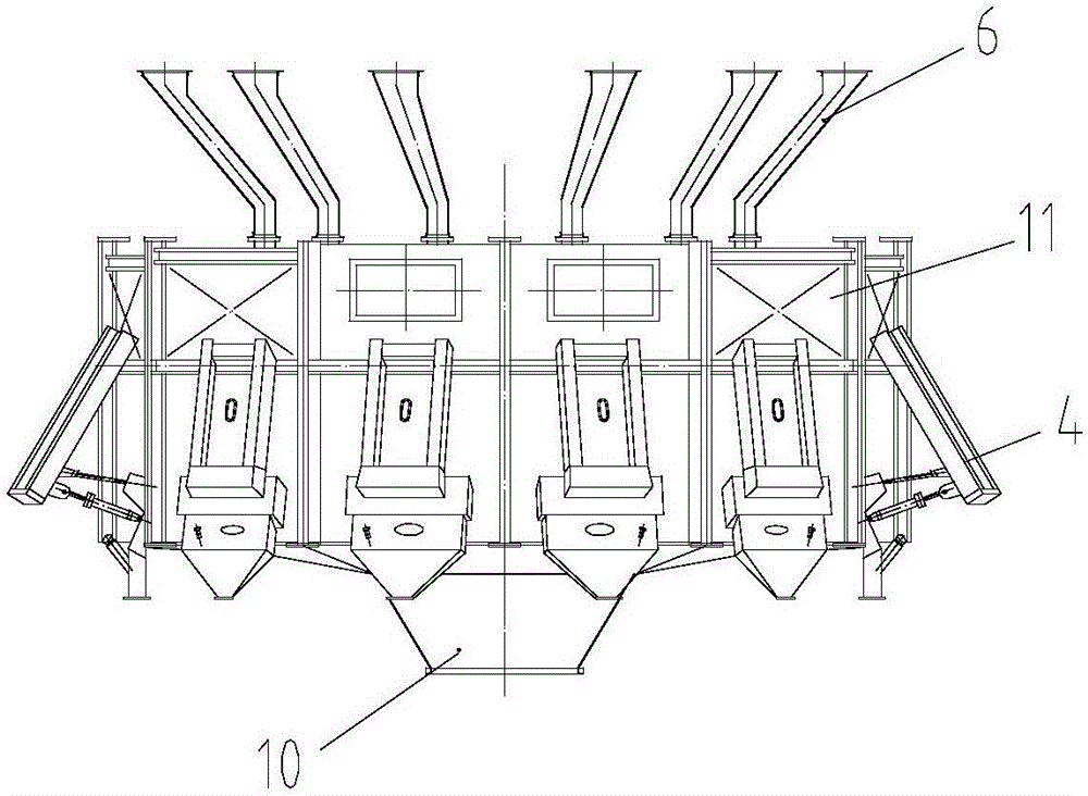 Rotary kiln vertical preheater