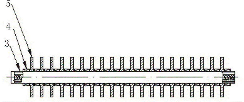 Manufacturing process of slow wave system for helix travelling wave tube