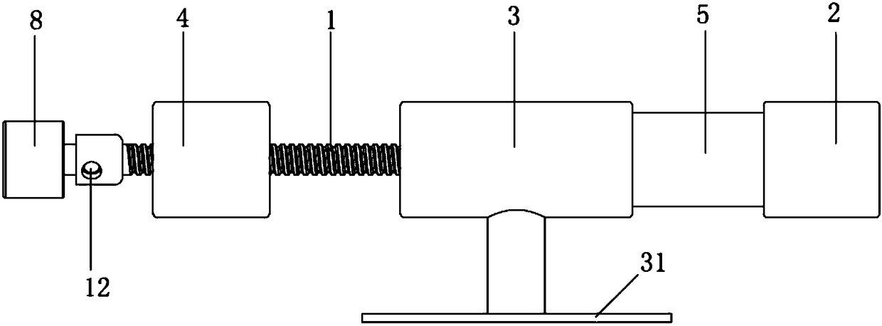 Transmission mechanism for 40.5kV switch cabinet isolation switch