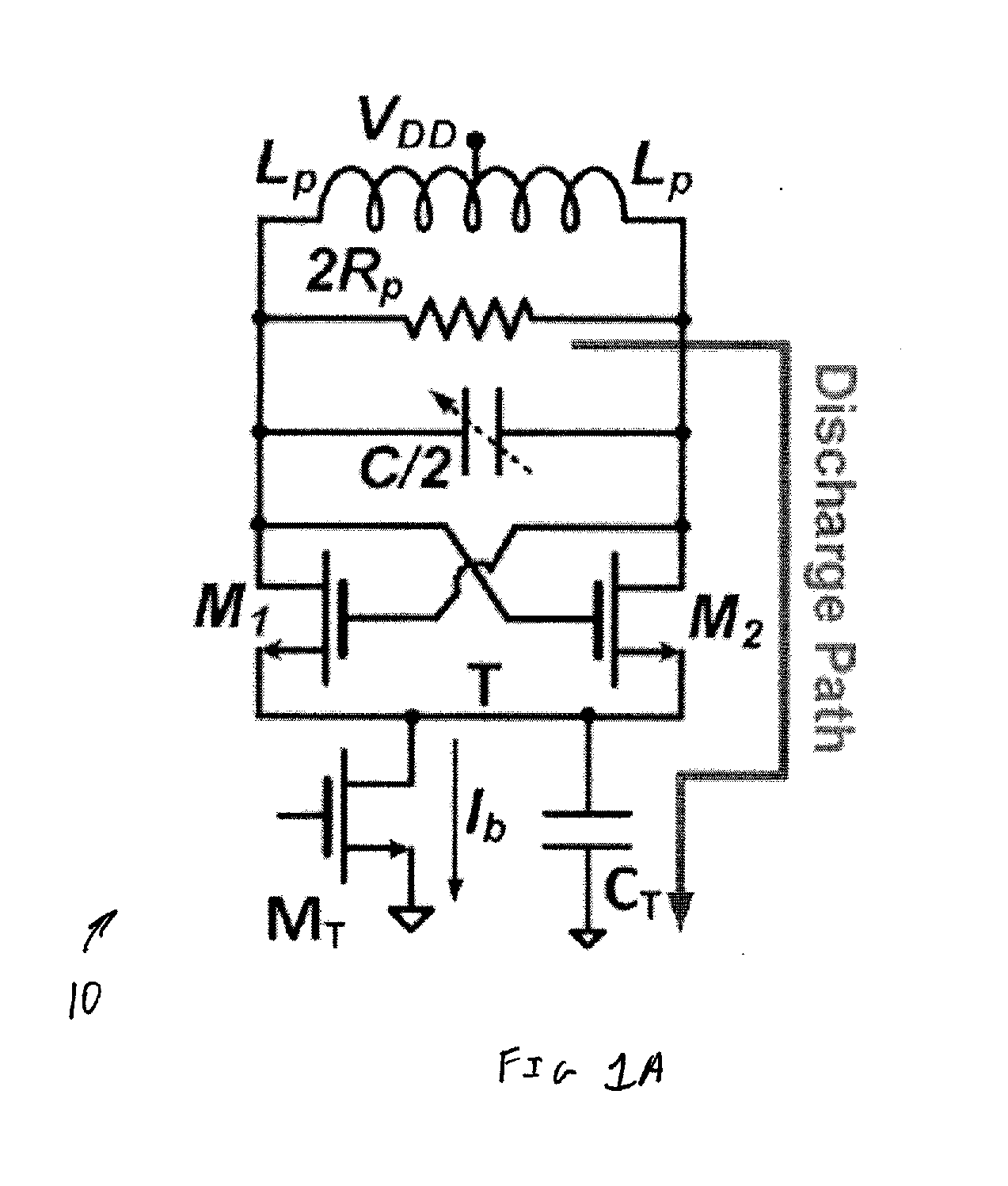 Class-f CMOS oscillator