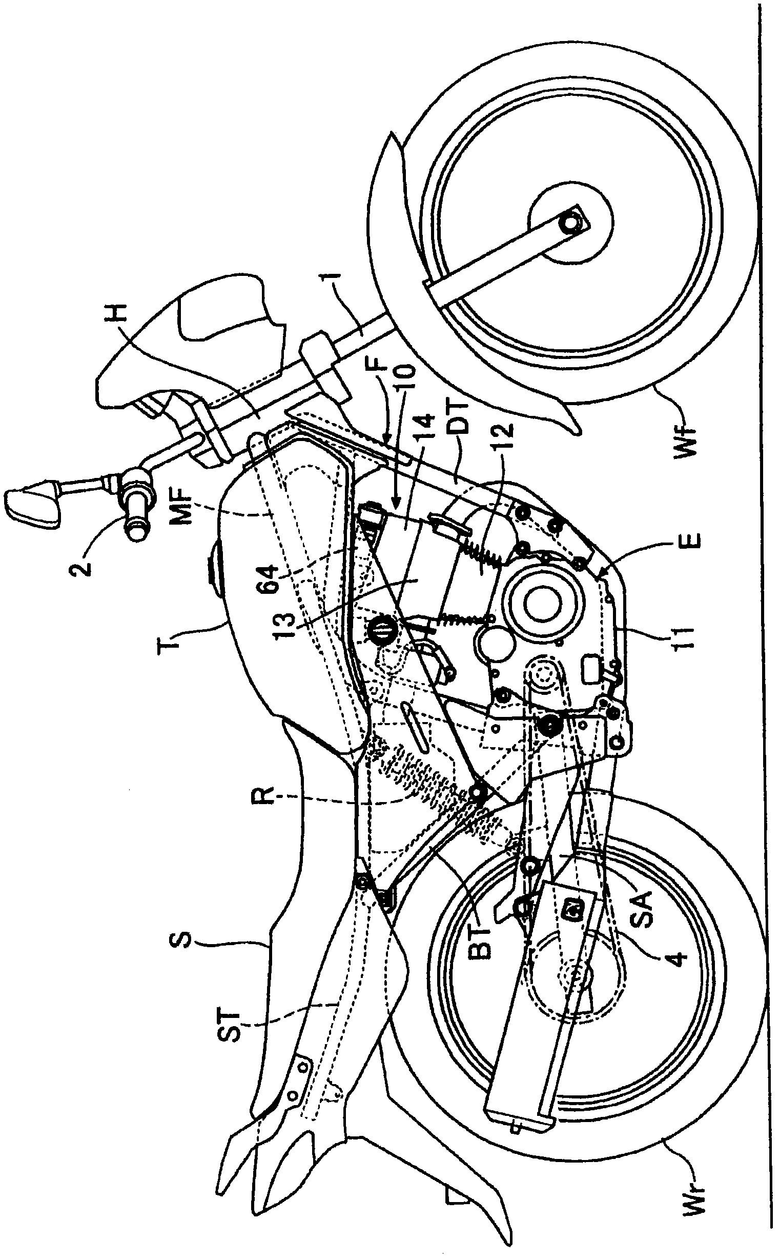 Variable stigmatic opening transmission device of engine