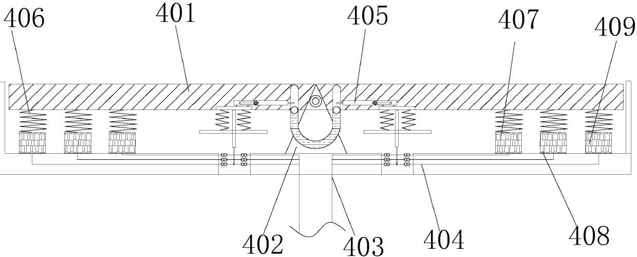 Balance keeping device for preventing aerial working platform from becoming oblique