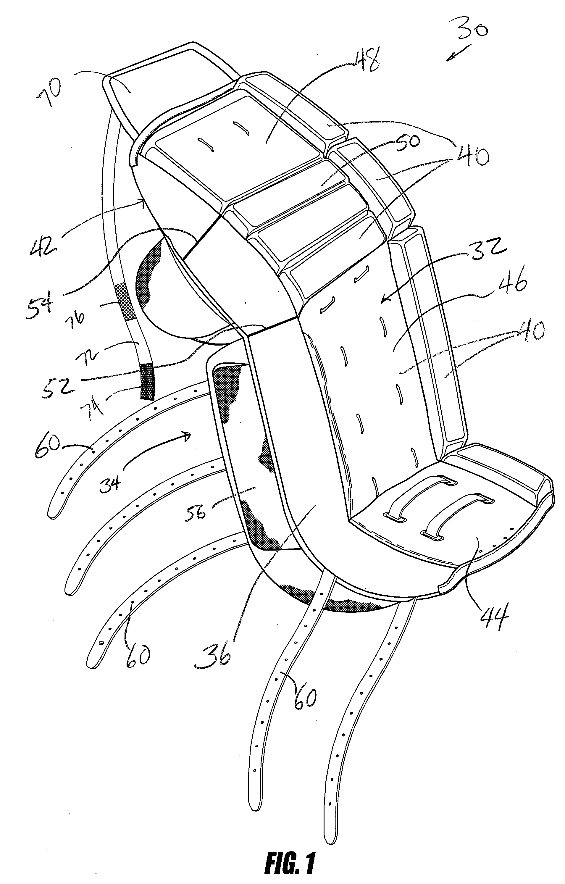 Protective pads having customizable flexibility