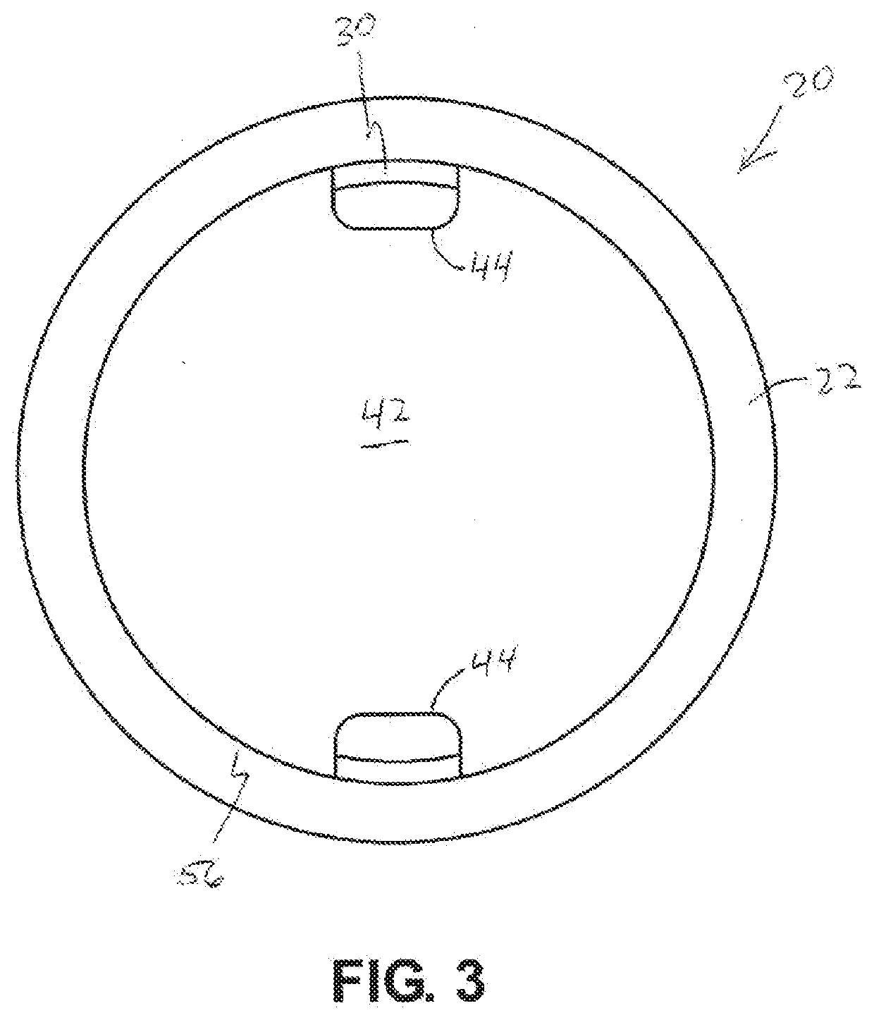 Modular ring for fire pit accessories