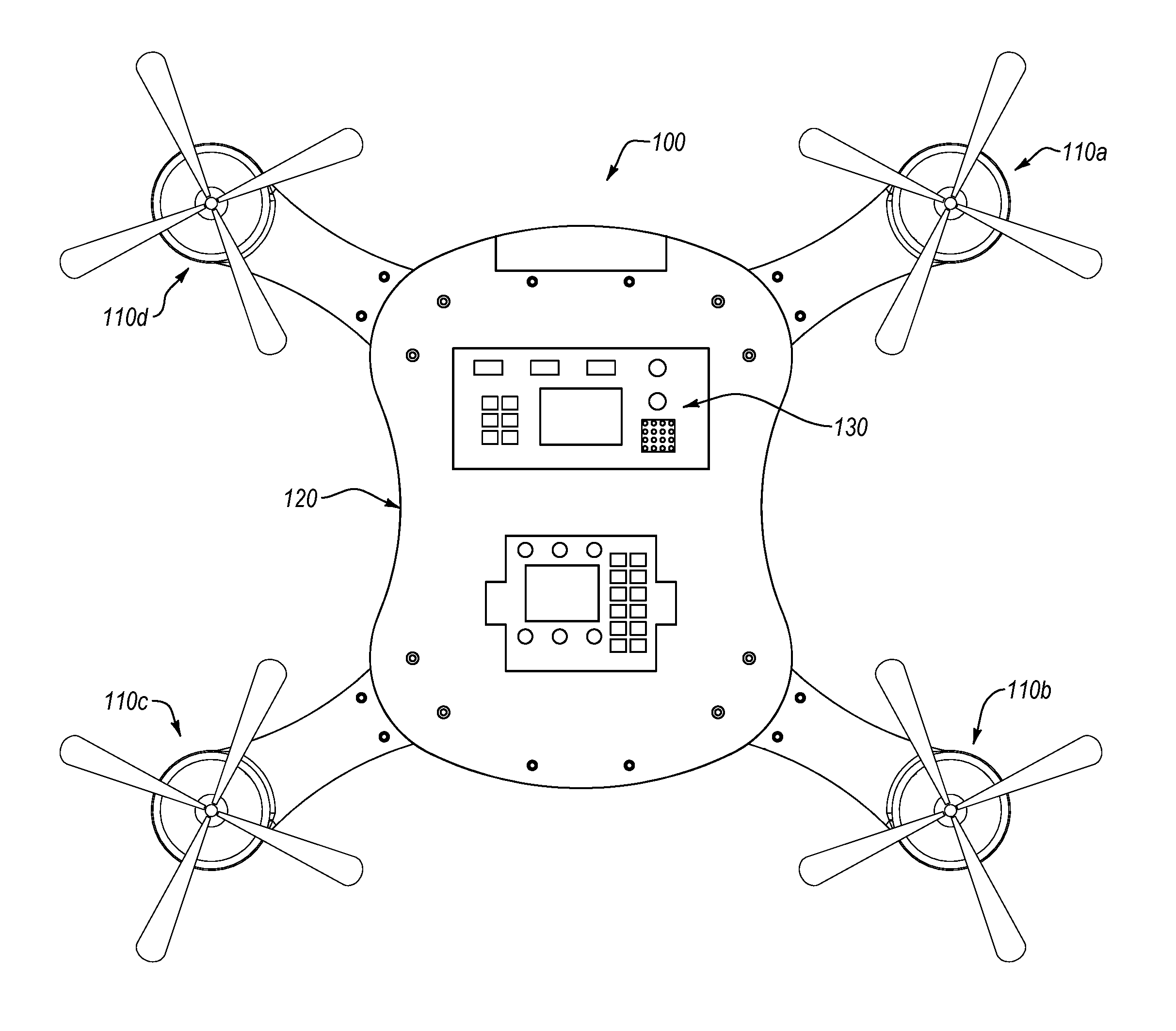 Modular arms on a rotor-based remote vehicle