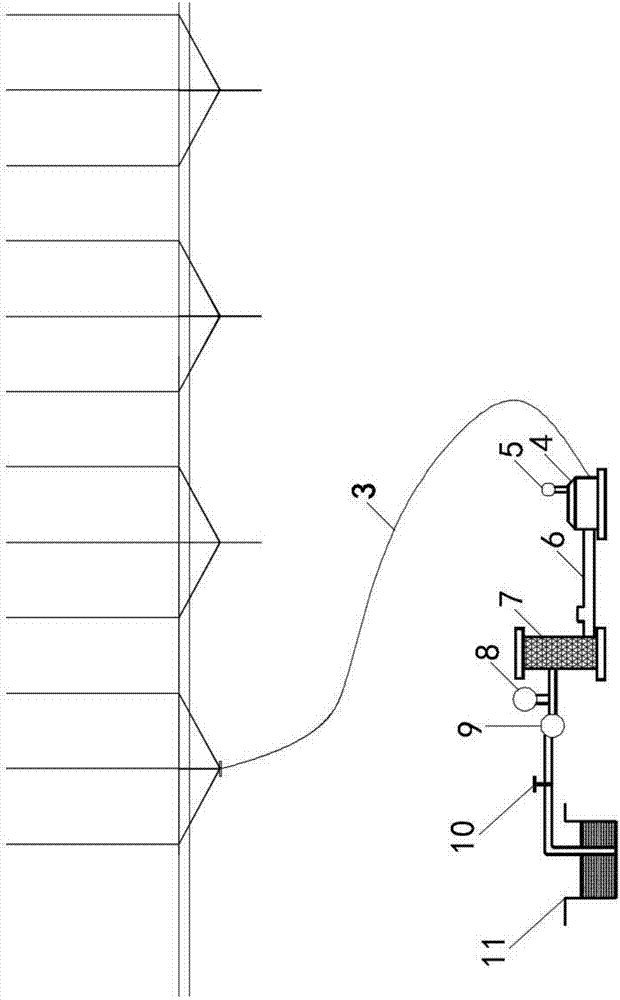 Experimental apparatus for softening hard coal seam through water injection, and application method thereof