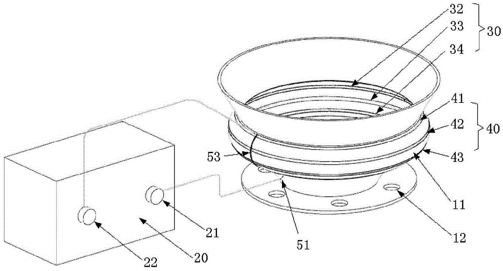 Burner outlet expansion section and burner adopting same