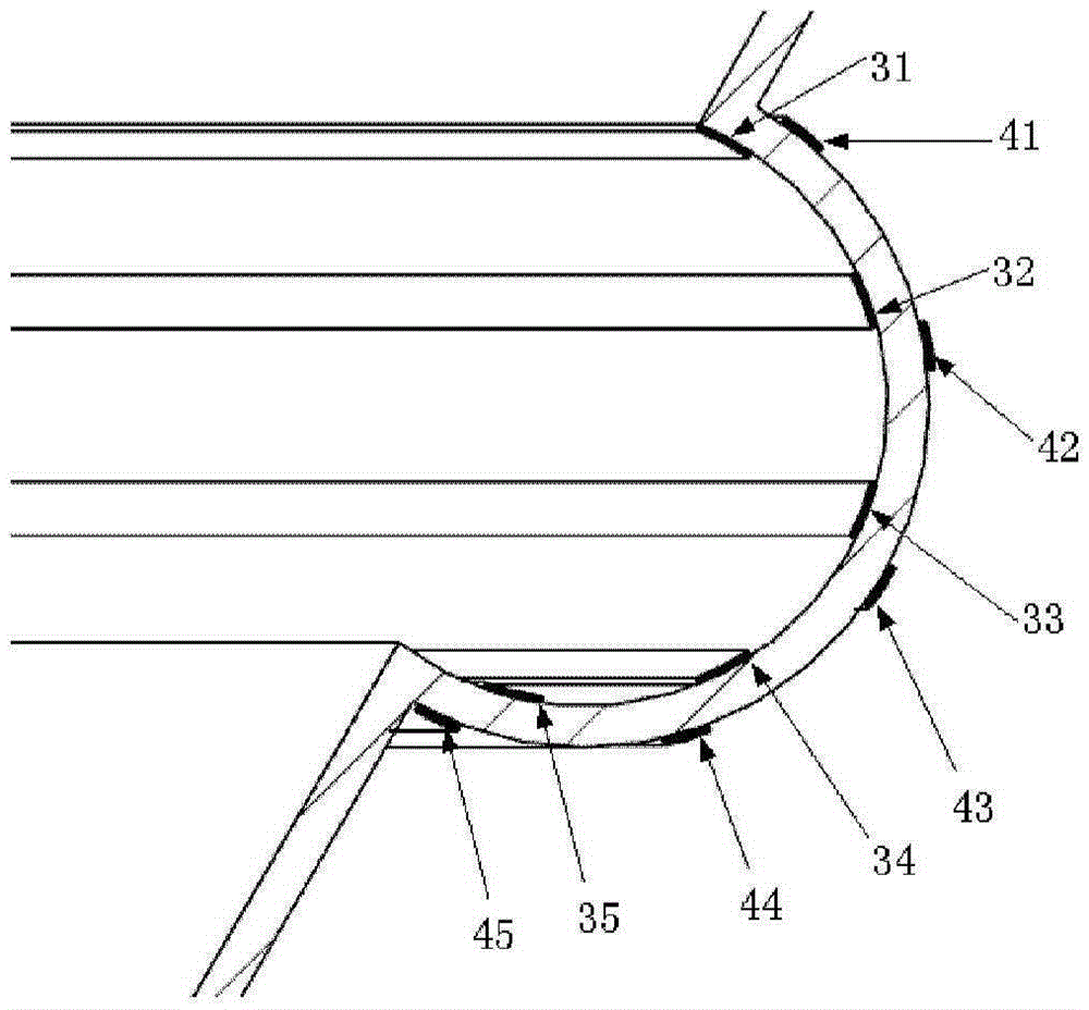 Burner outlet expansion section and burner adopting same