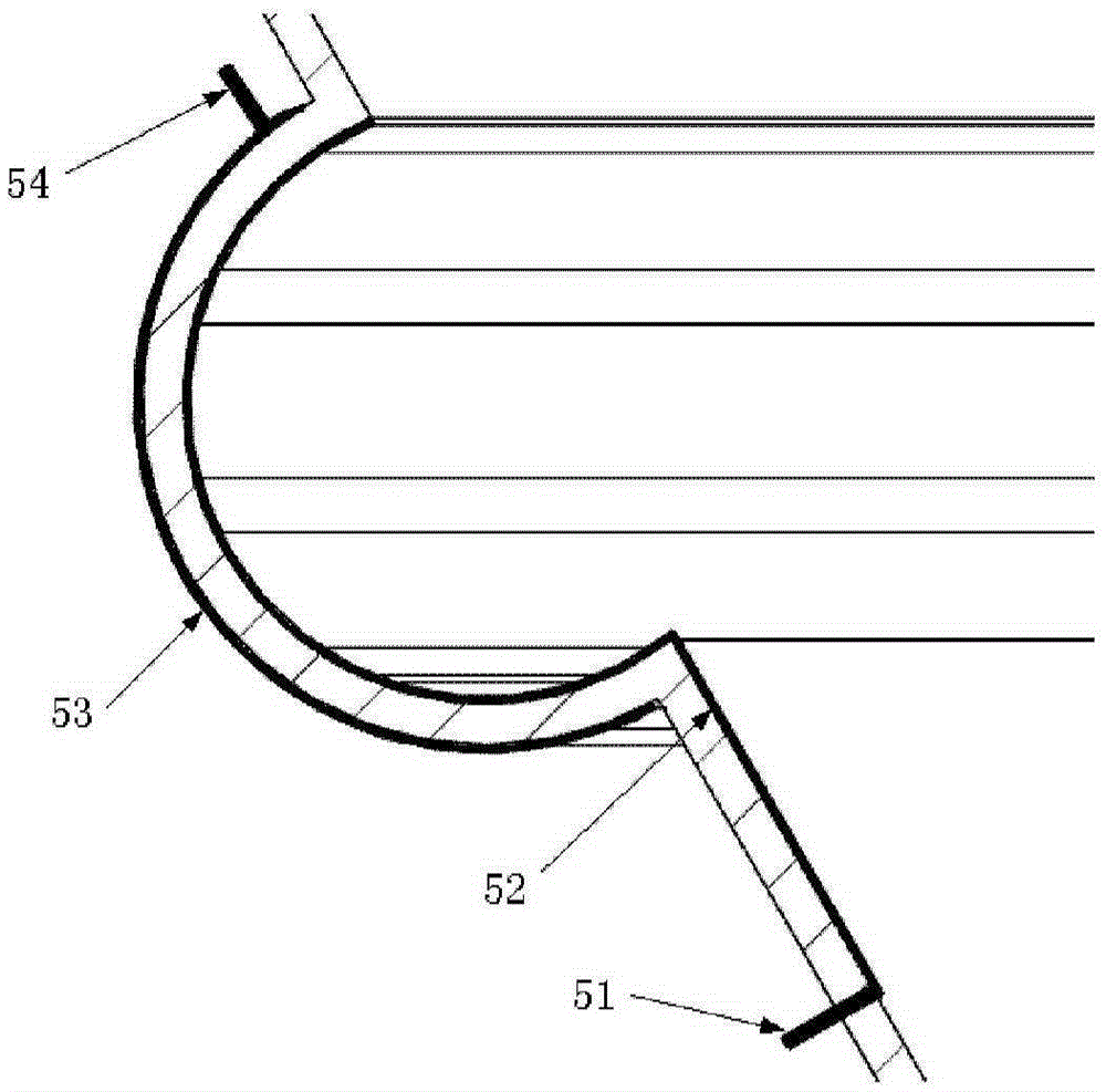 Burner outlet expansion section and burner adopting same