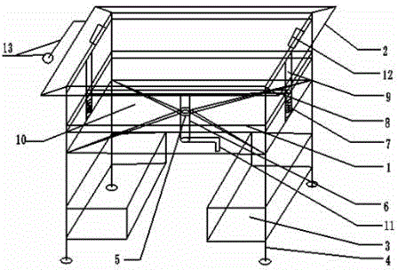 Novel experiment table based on single chip