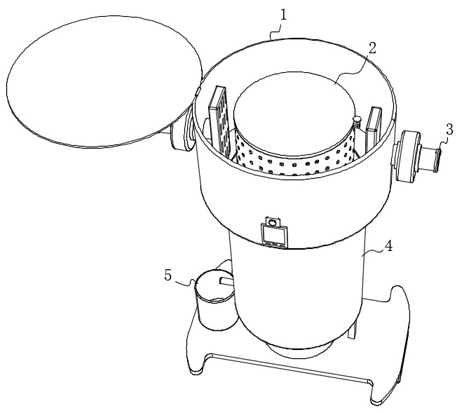 Intelligent agricultural product postpartum intelligent drying equipment and drying method