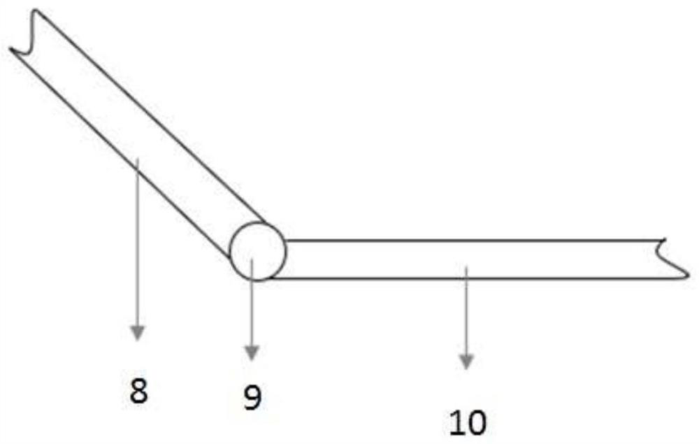 Ecological buffer zone with side-mounted bent wetland pond vegetation, and construction method of ecological buffer zone