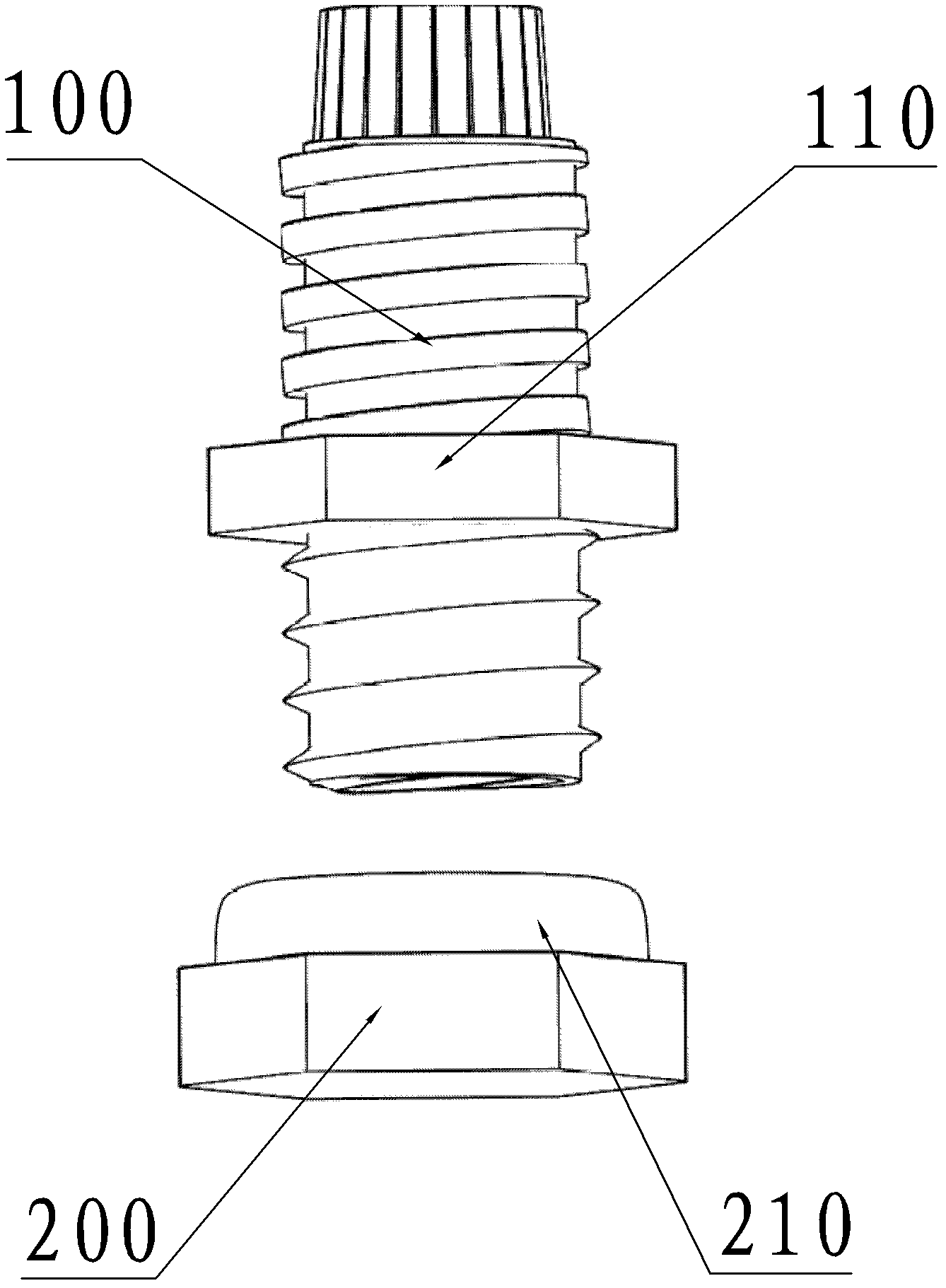 Light plug waterproof connector