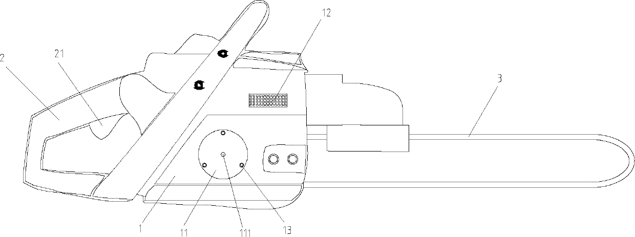 A chain saw that prevents workers from being injured