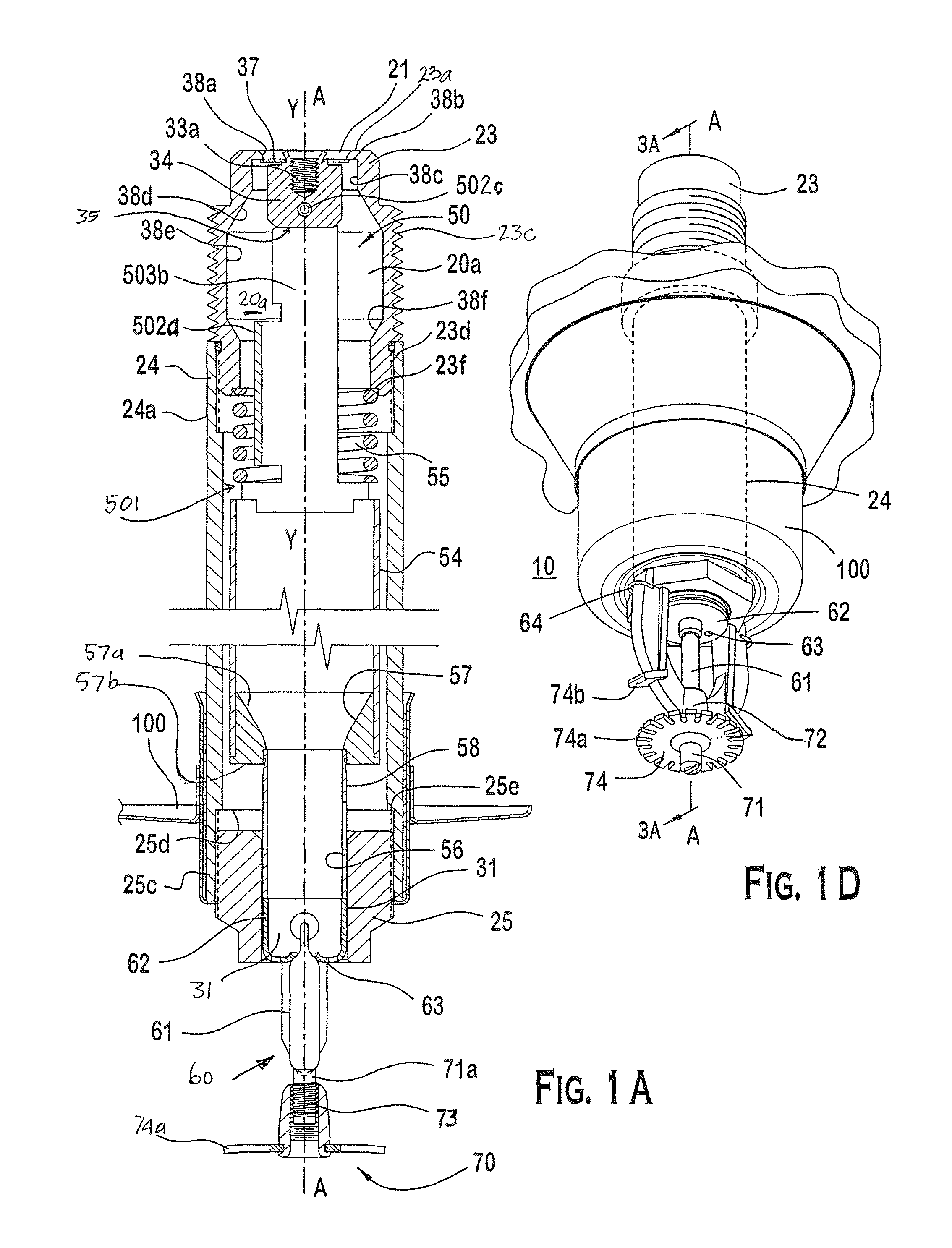 Dry sprinkler