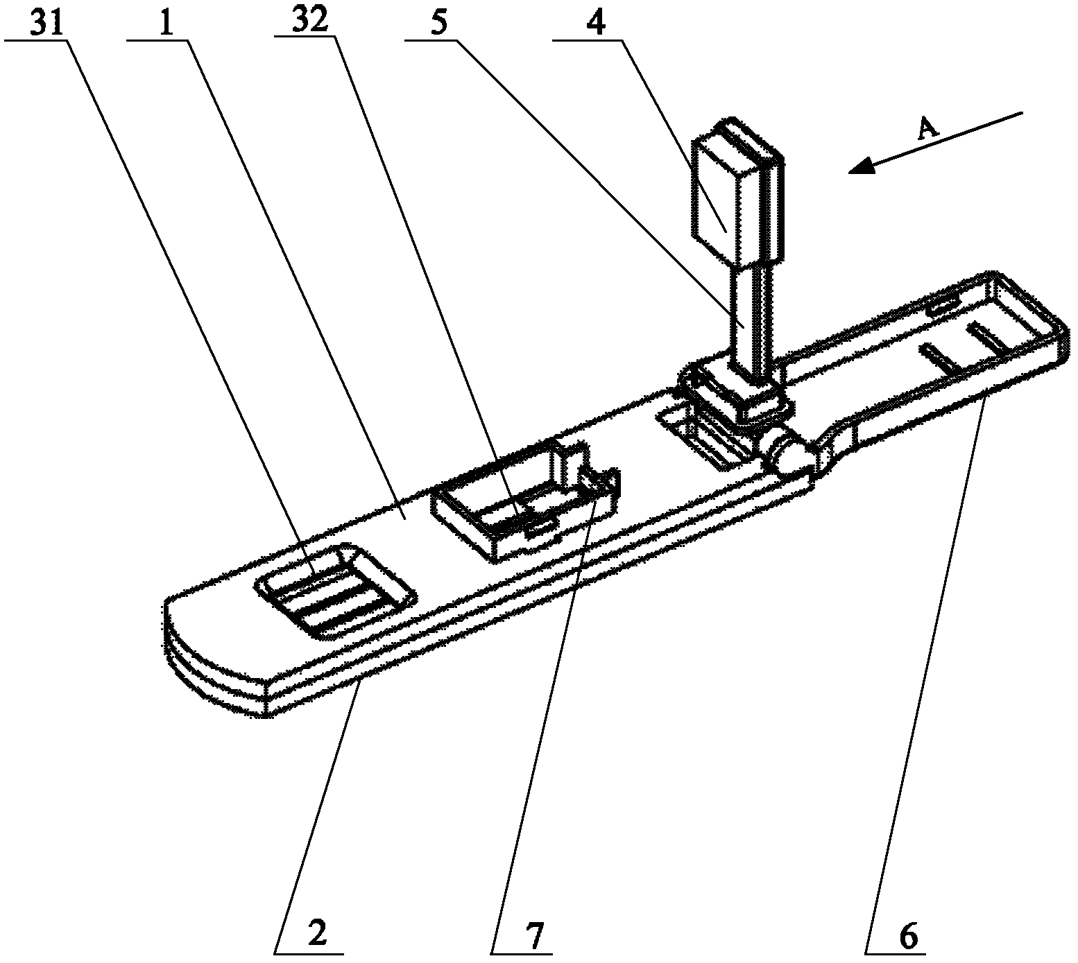 Spittle collecting and detecting device