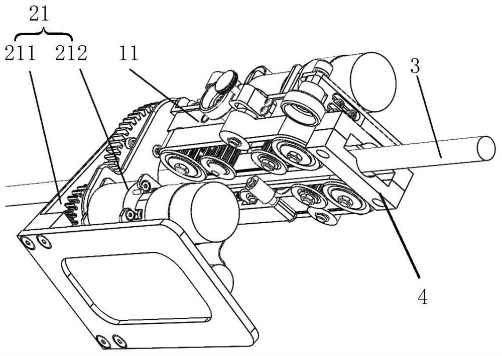 Clamping control device for endoscope