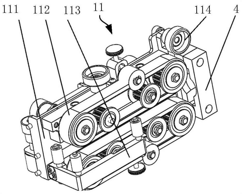 Clamping control device for endoscope