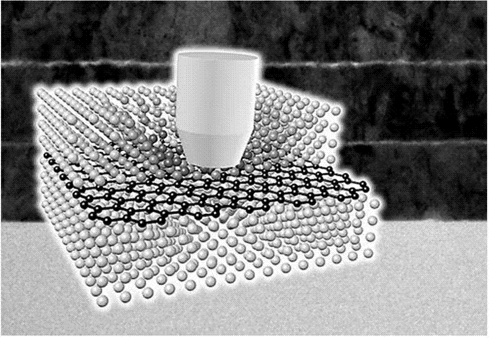 Graphene-lead alloy as well as preparation method and application thereof