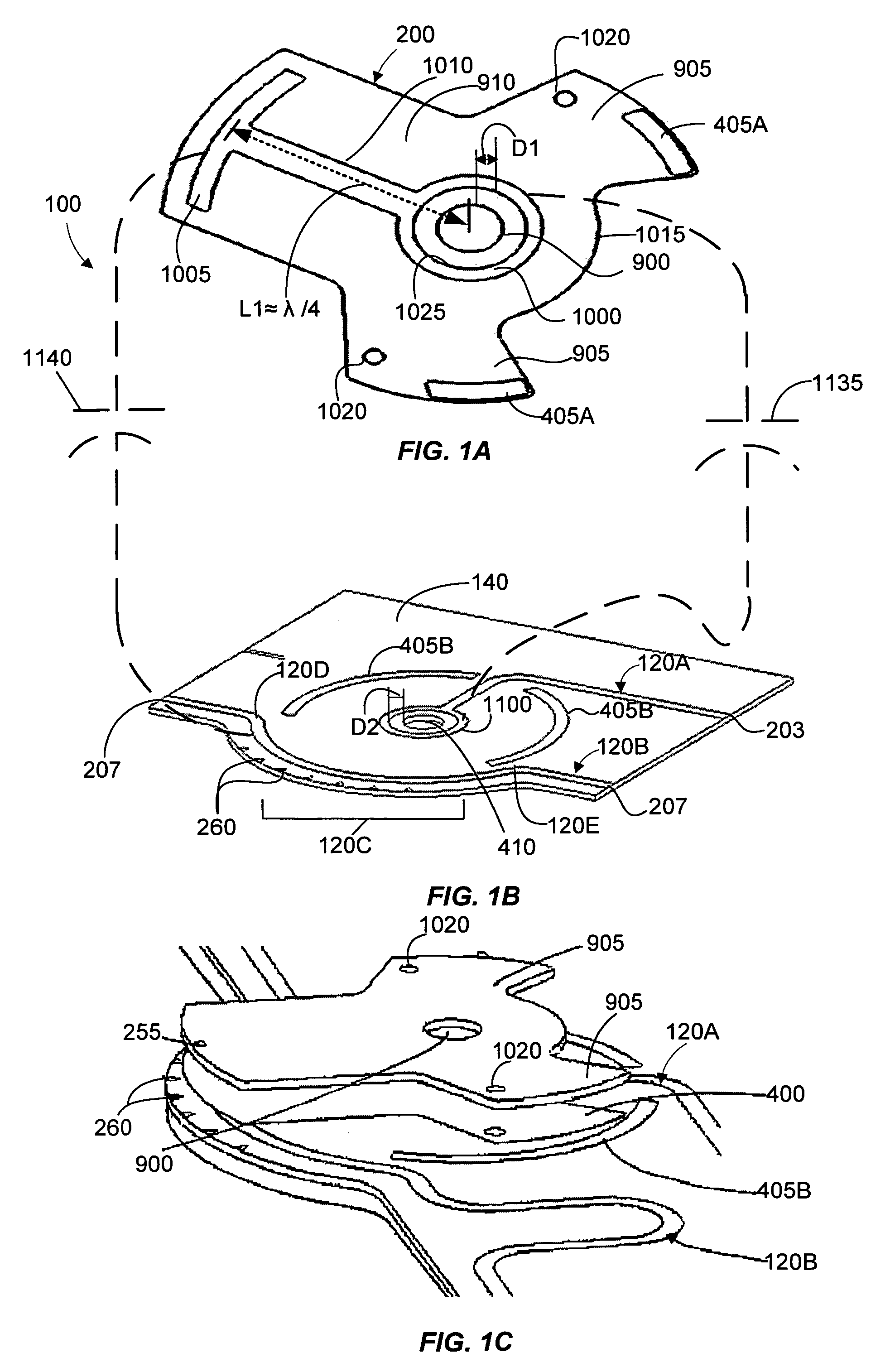 Microstrip phase shifter