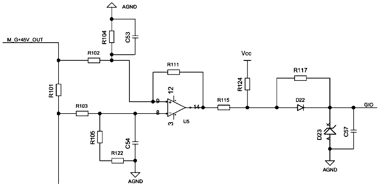 Low-voltage direct-current bus bridge arm short-circuit fault protection circuit