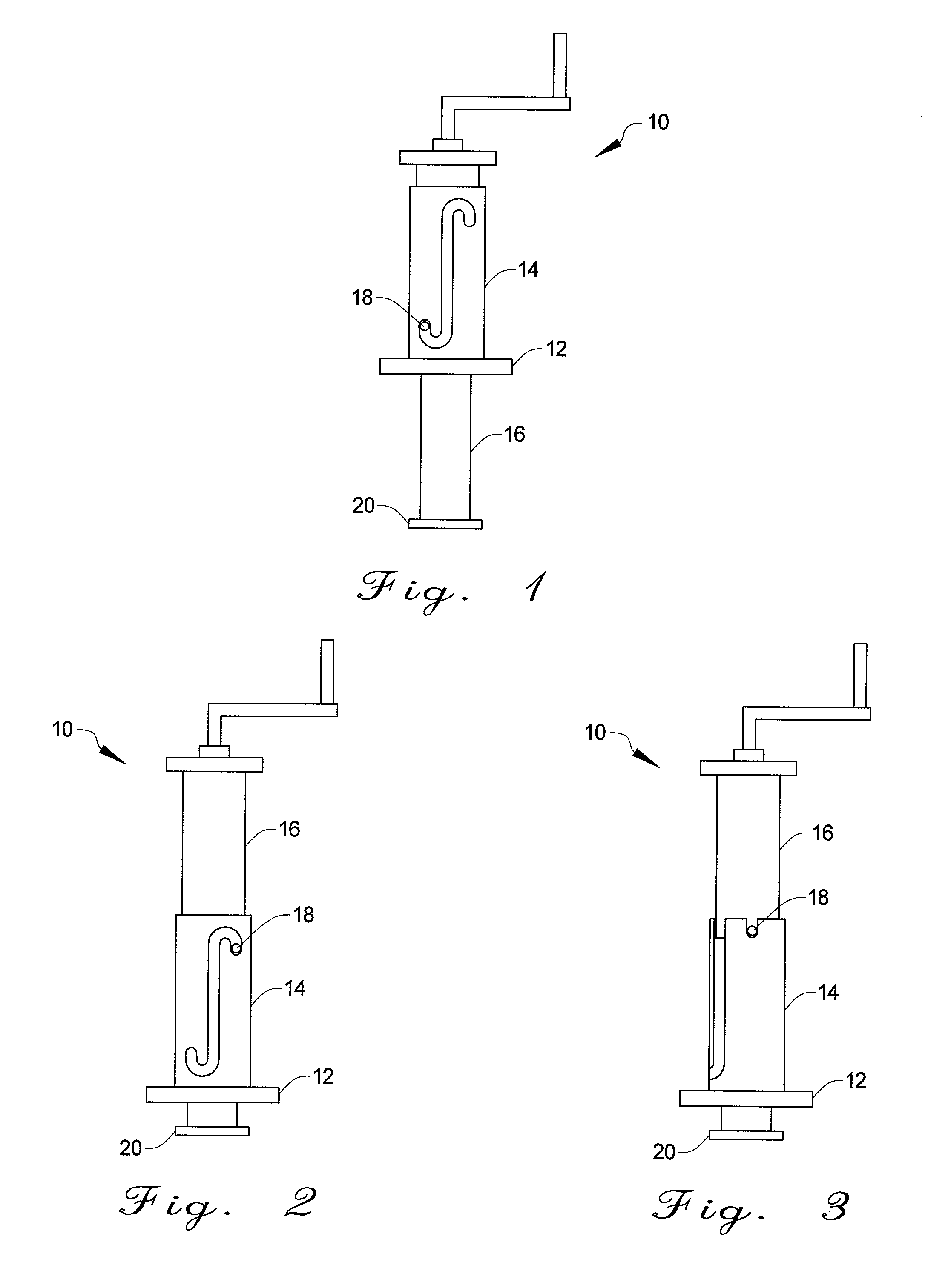 Telescoping jack unit