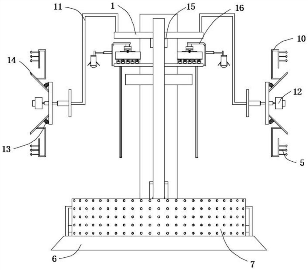 Backfill compaction device for narrow area of foundation pit