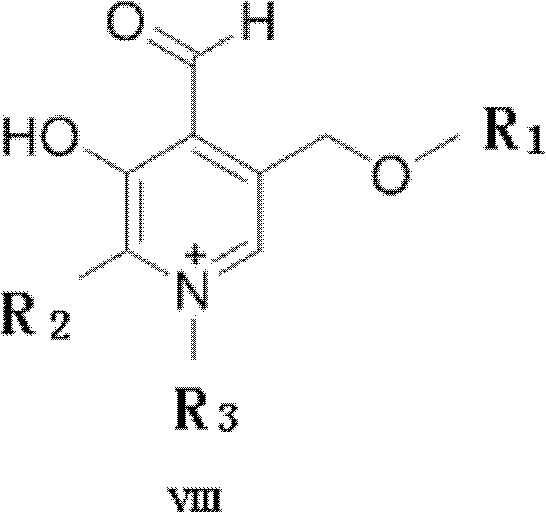 Pyridoxal derivative for pegylation modification of N terminal of protein and preparation method and application thereof