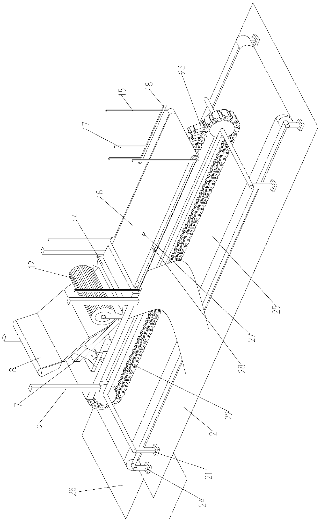 Automatic sequencing method based on accounting document arrangement machine