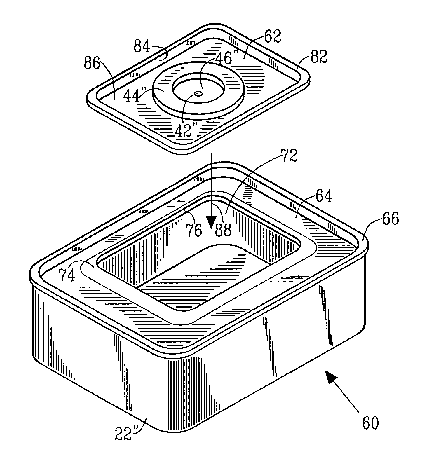 Magnetic smoker box and packaging therefor