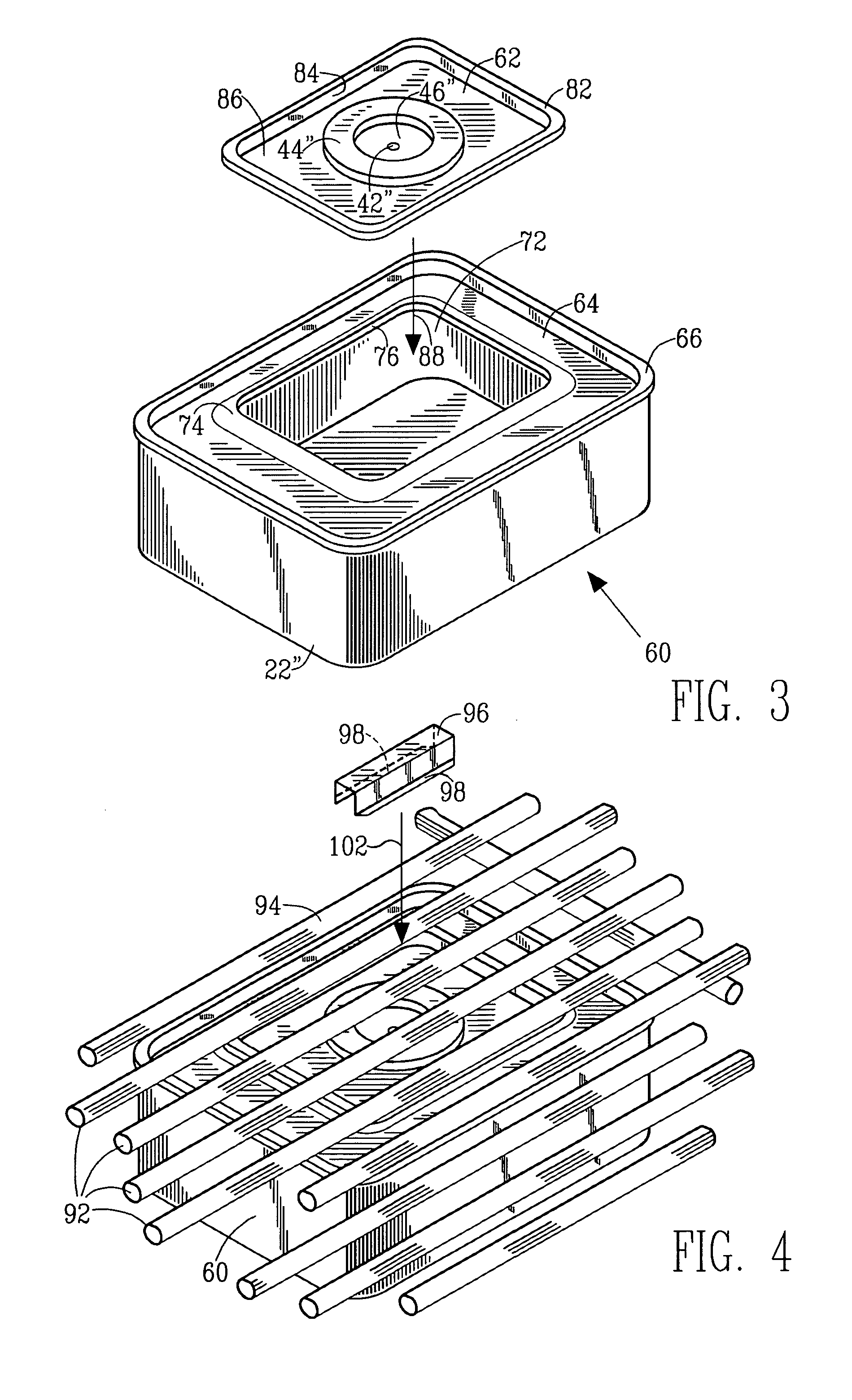 Magnetic smoker box and packaging therefor