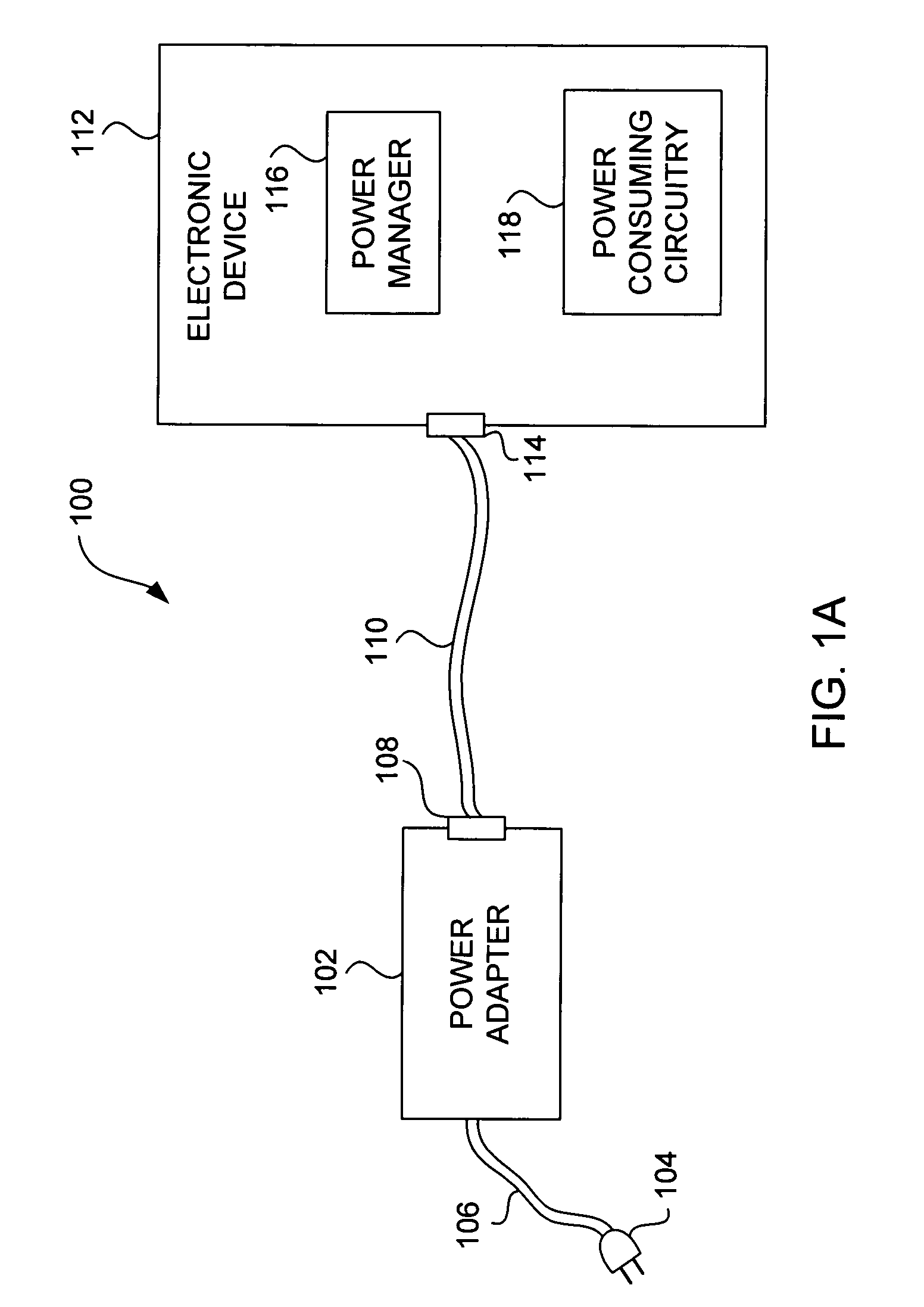 Method and system for discovering a power source on a peripheral bus