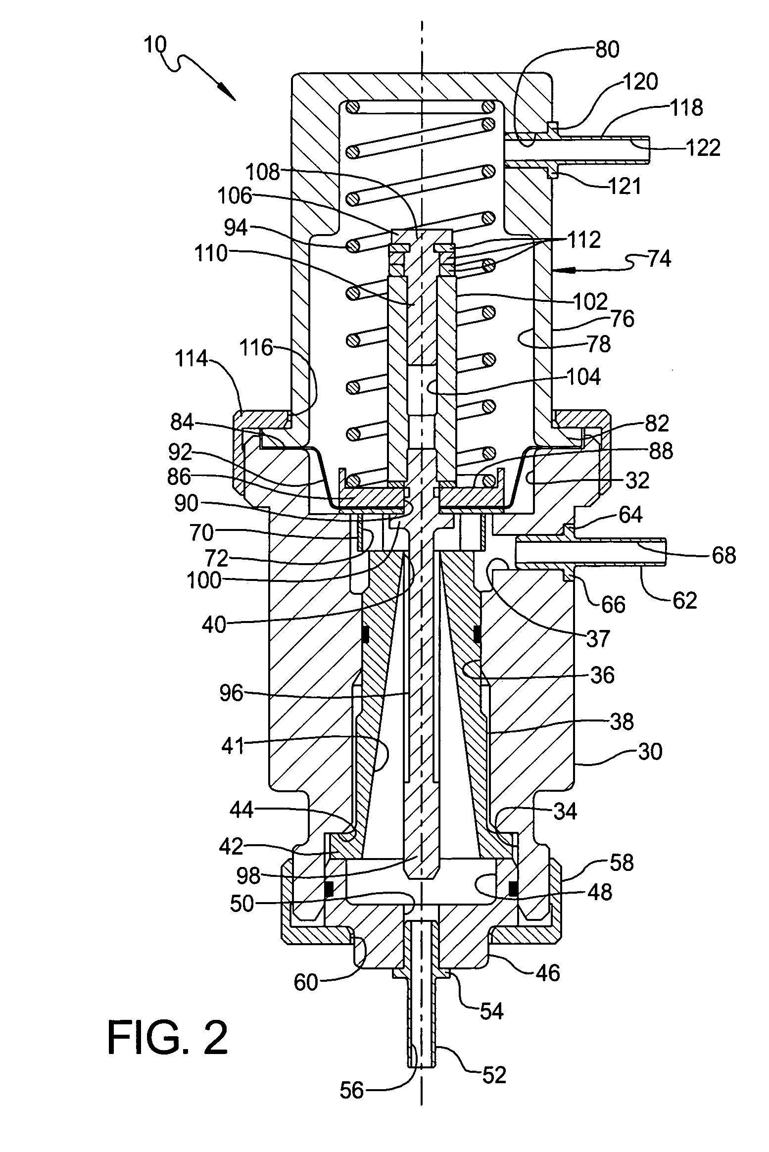 Variable purge orifice assembly