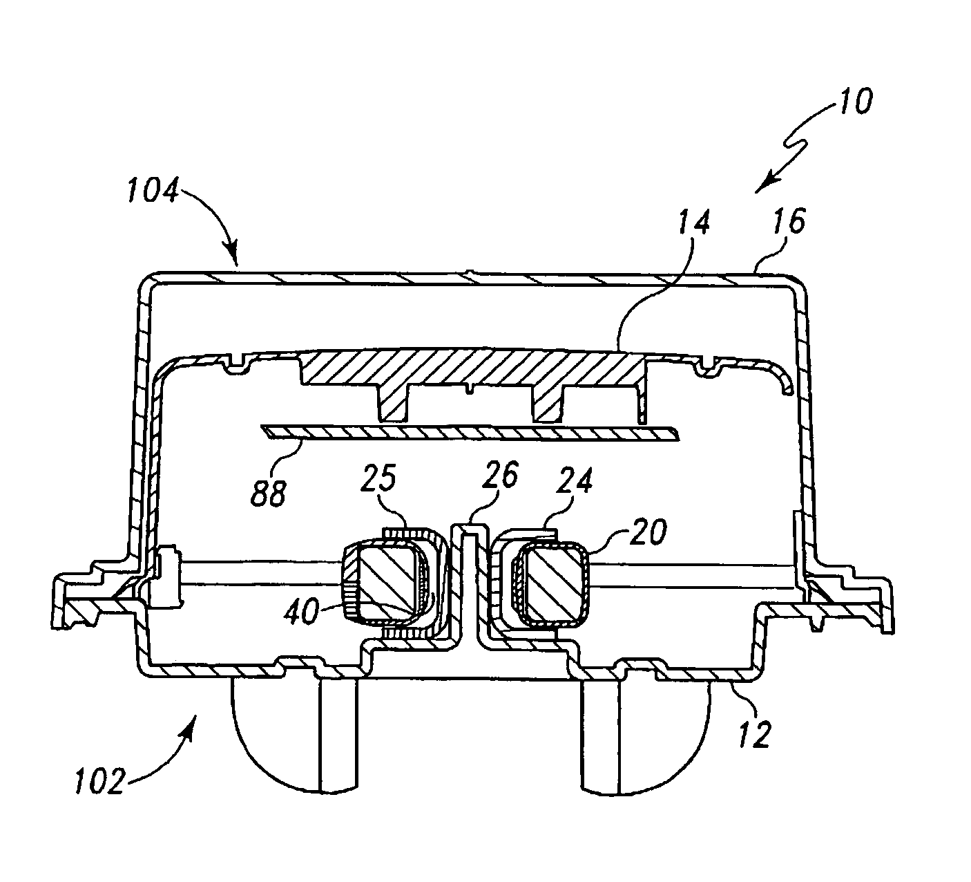 Method and arrangement for securing sensors in an electricity meter