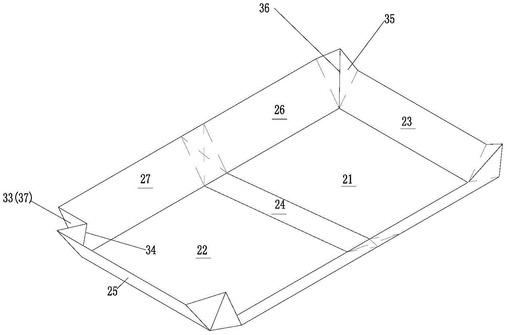 No-cutting and no-bonding cover turning carton and folding method thereof