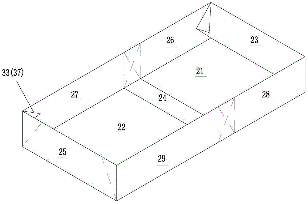 No-cutting and no-bonding cover turning carton and folding method thereof