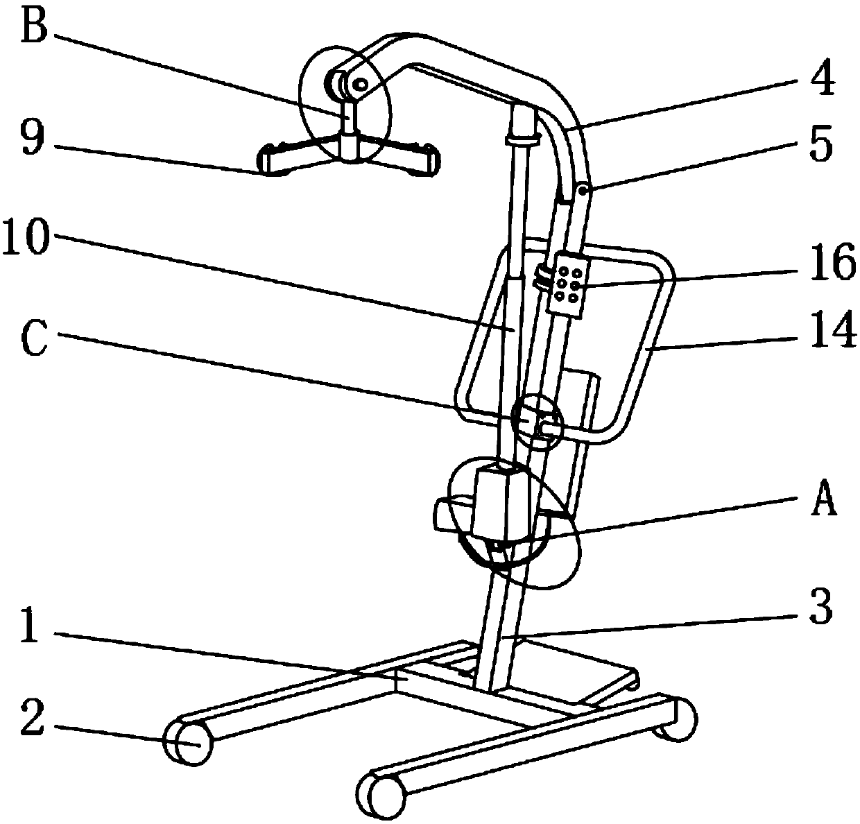 Multifunctional detachable medical transfer stretcher