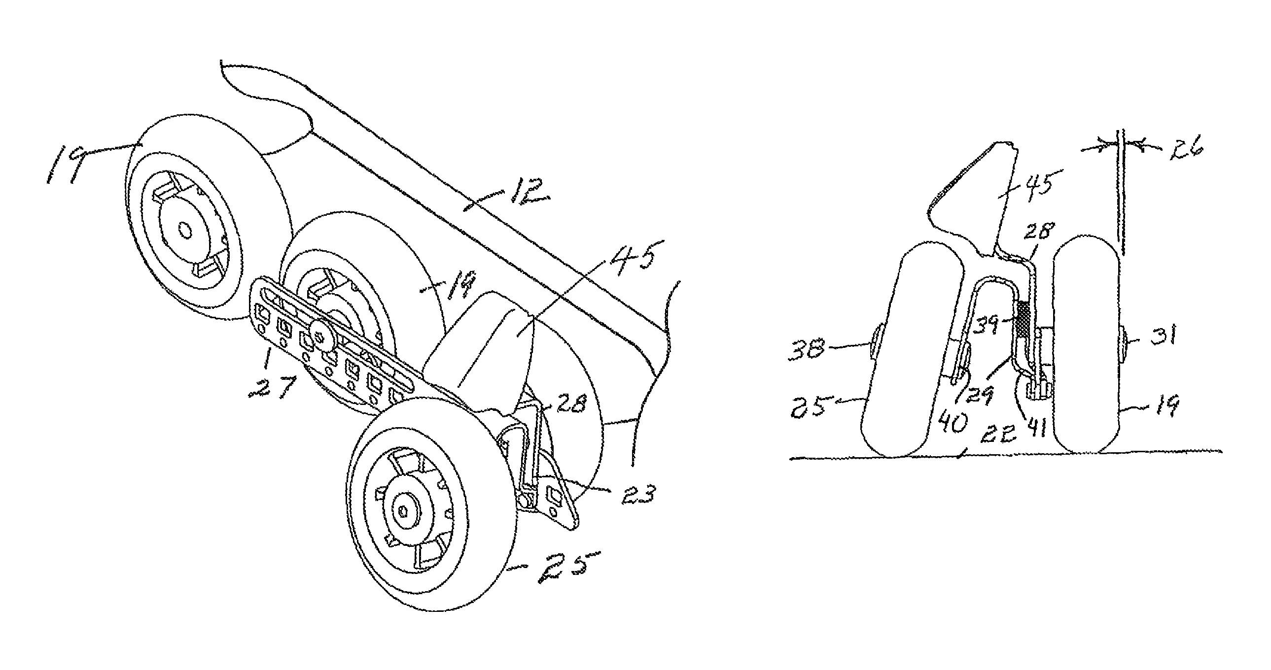 Inline skates training device