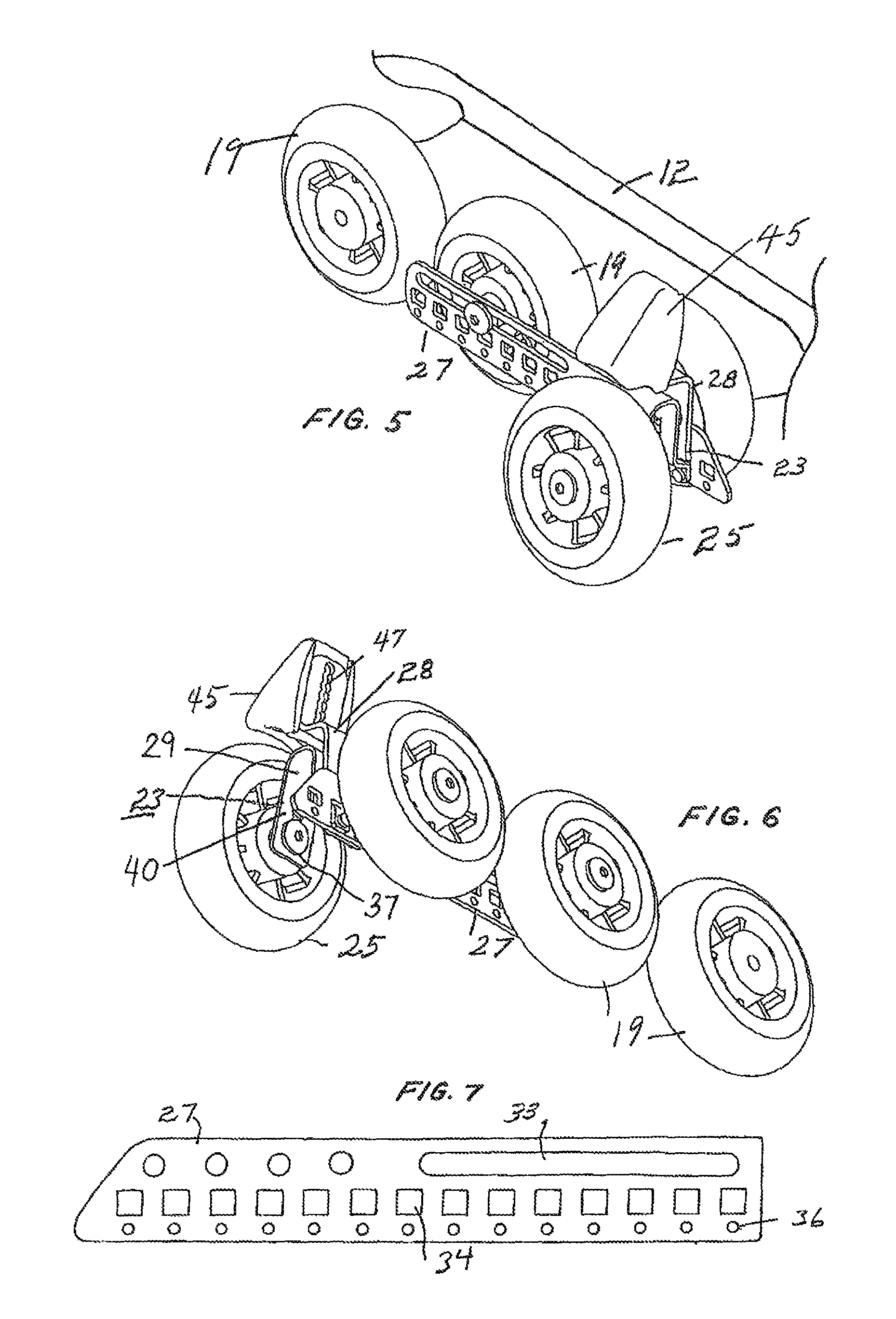 Inline skates training device