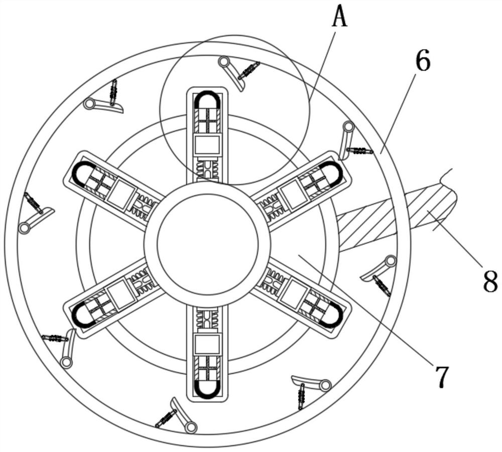 Energy-saving type air pipe air leakage detection auxiliary equipment with automatic repairing function