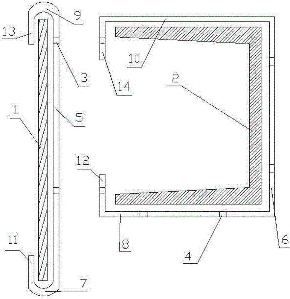 Device convenient for installing zone area signboards