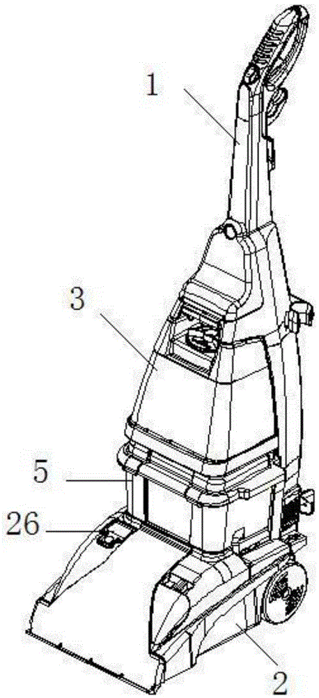 Carpet cleaning machine