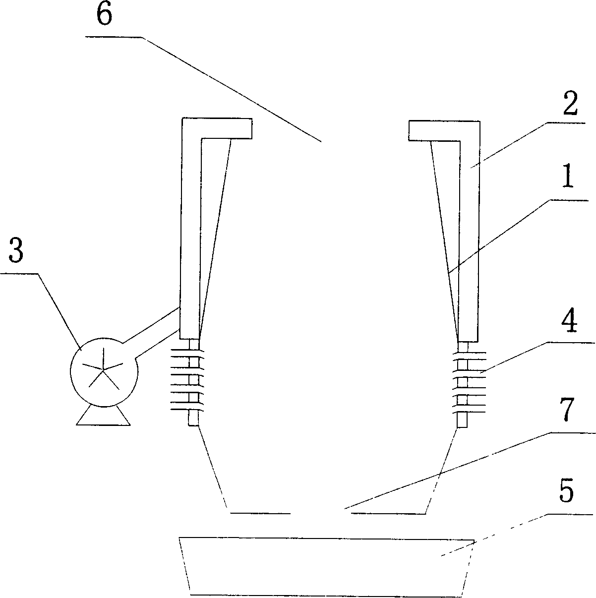 Method for preparing silicic acid-calcium fertilizer and its special furnace