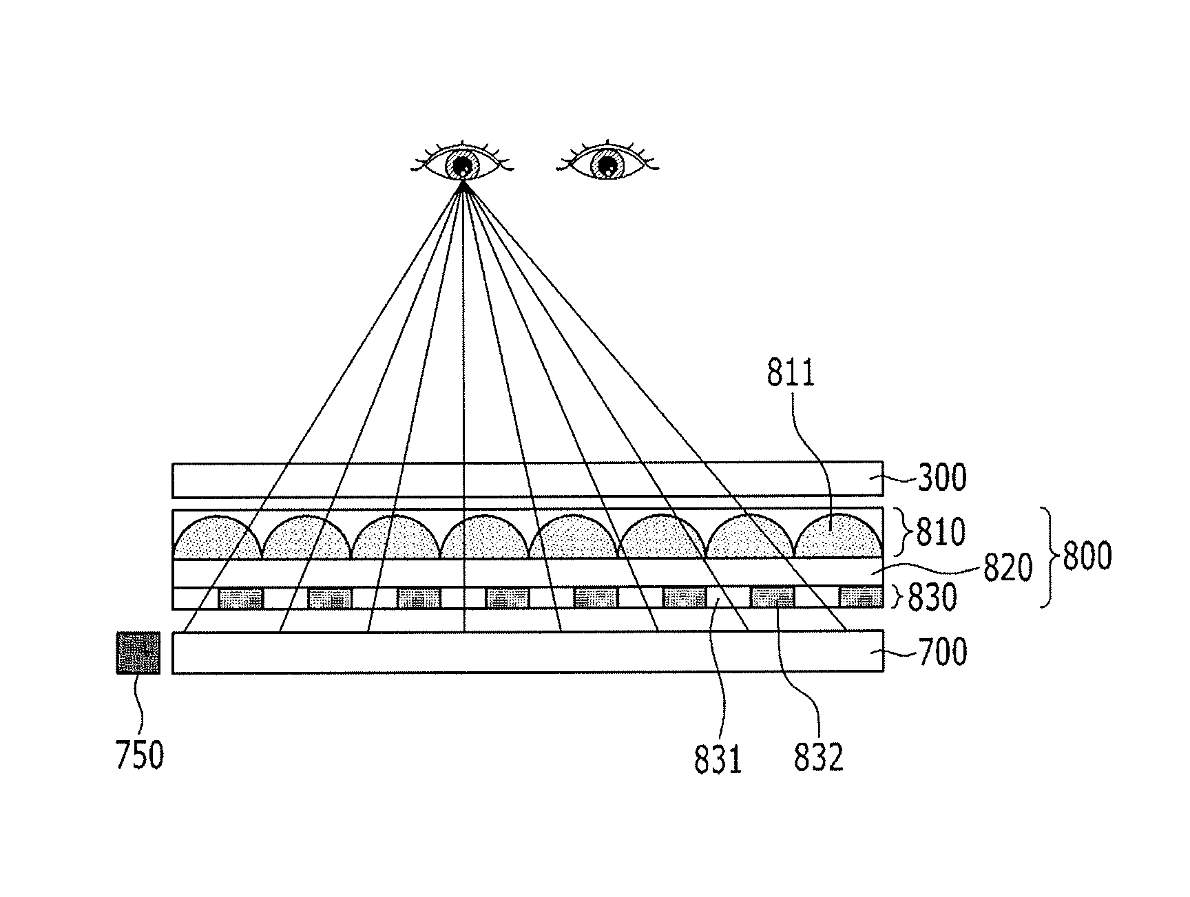 Stereoscopic image display device