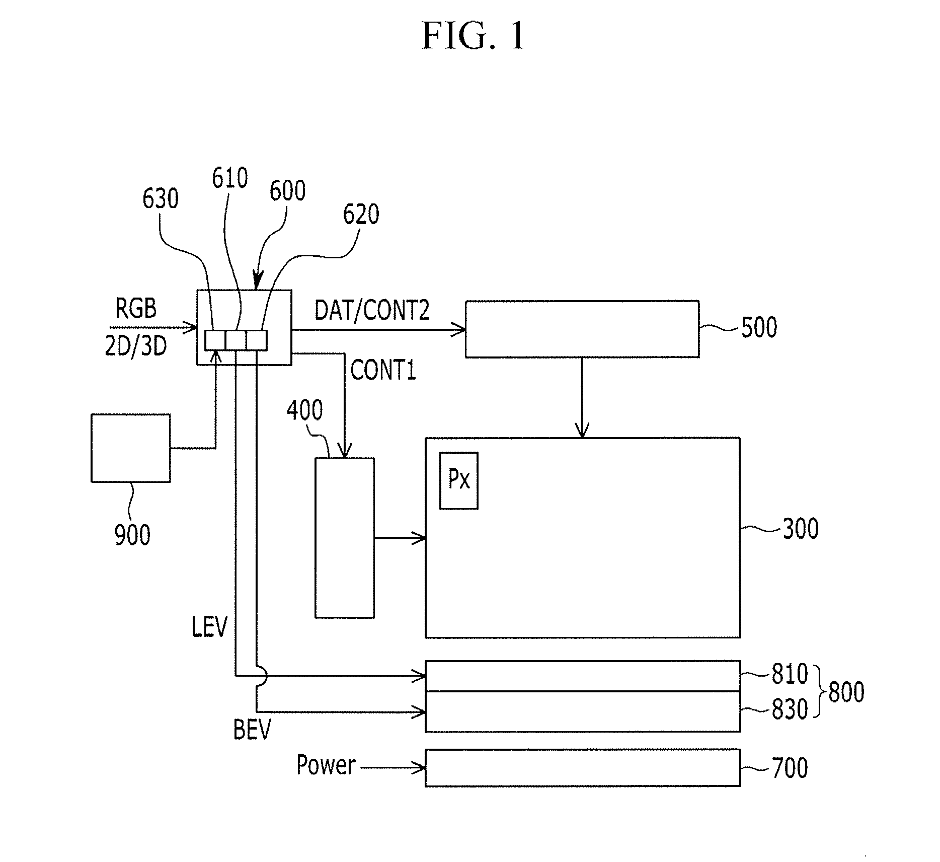 Stereoscopic image display device